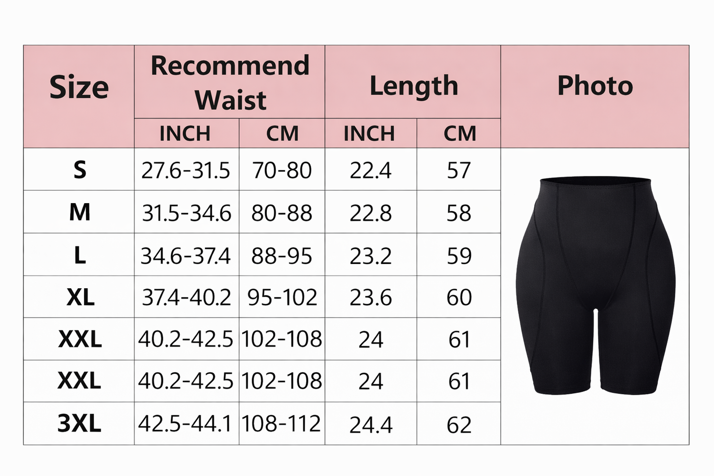 BBL CurveLift Shapewear Shorts